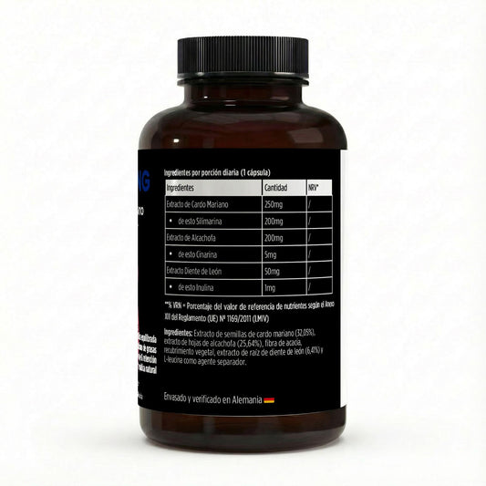Complejo de Cardo Mariano, Alcachofa y Diente de León • Depuración Hepática • Detox Natural