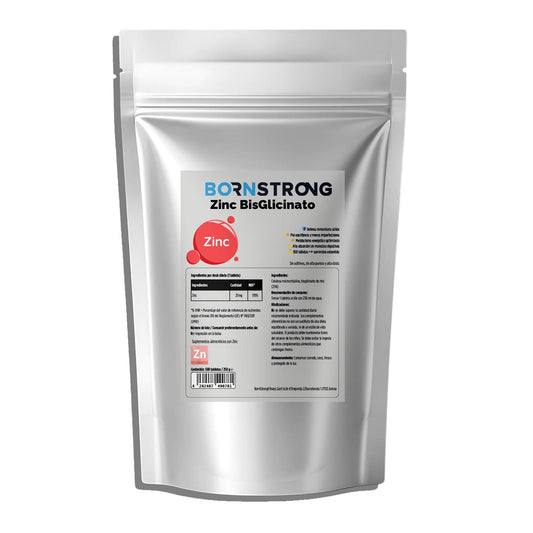 Bisglicinato de Zinc (25 mg) • Piel Equilibrada • Energía Celular • Defensas - Sensaido