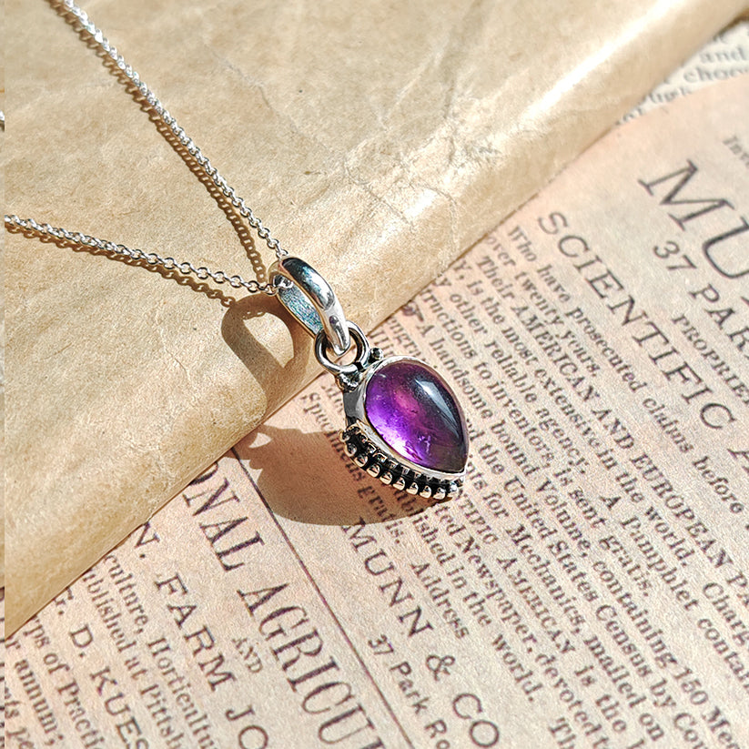 Colgante 'Ishtar' Amatista y Plata de Ley 925 - Sensaido