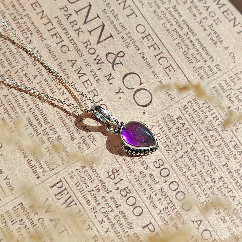 Colgante 'Ishtar' Amatista y Plata de Ley 925 - Sensaido