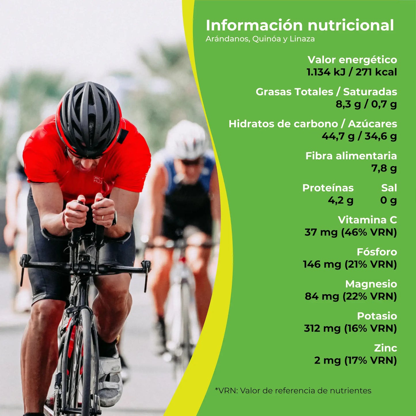 Saborty Nutri+ – Bocadillo de Guayaba con Arándanos, Quinoa y Linaza