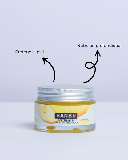 Bálsamo limpiador facial en crema RADIANCE