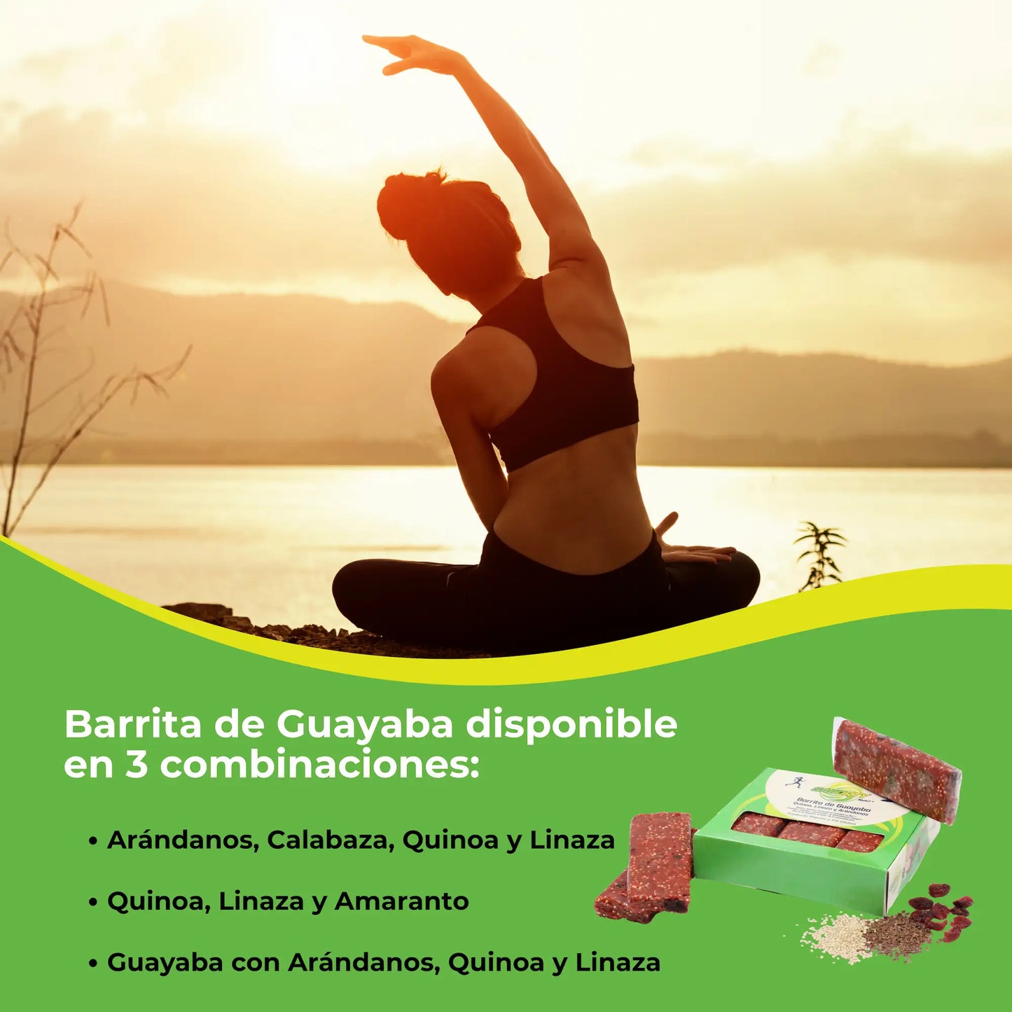 Saborty Nutri+ – Bocadillo de Guayaba con Arándanos, Quinoa y Linaza