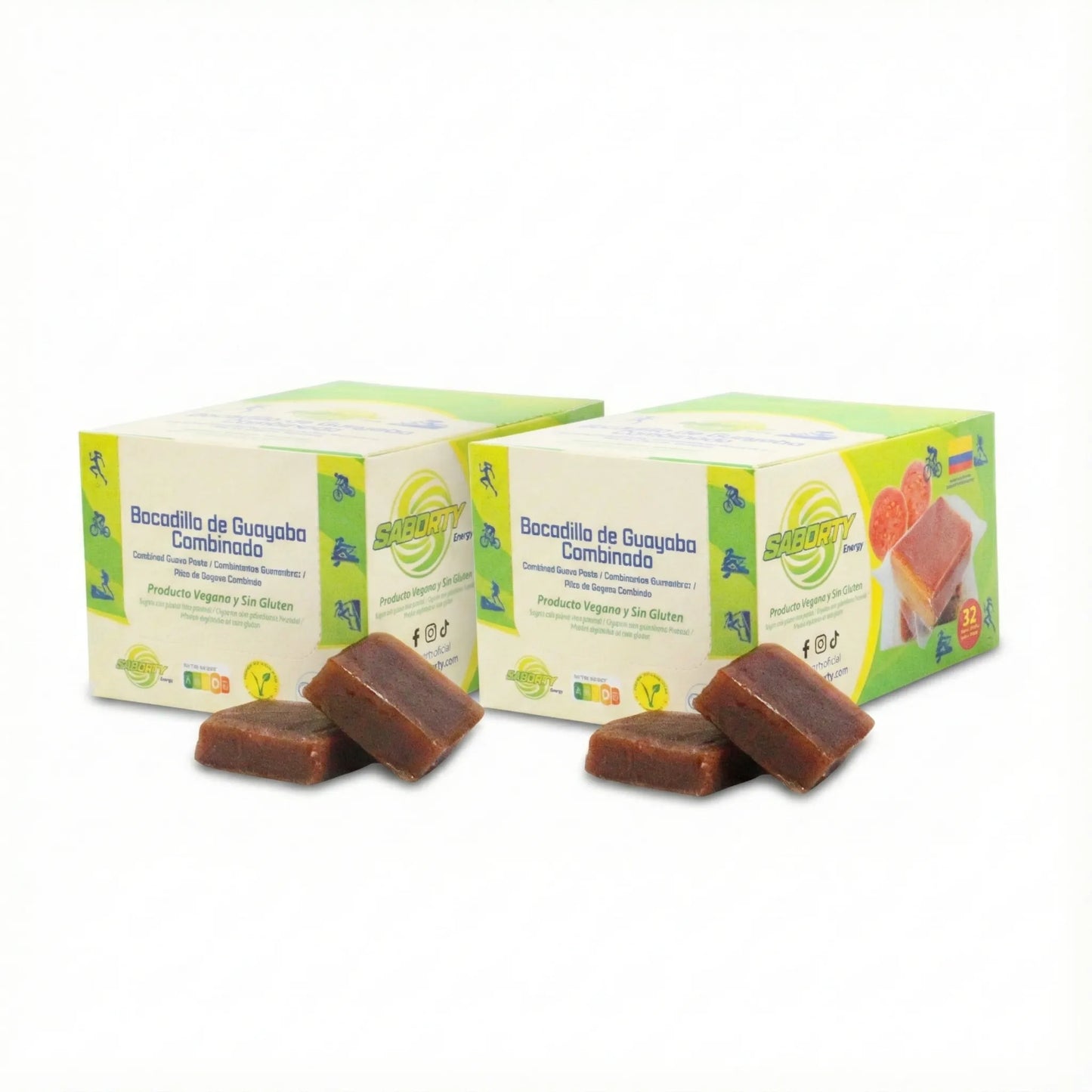 Caja Bocadillo de Guayaba Energy (32 uds / Packs Ahorro)