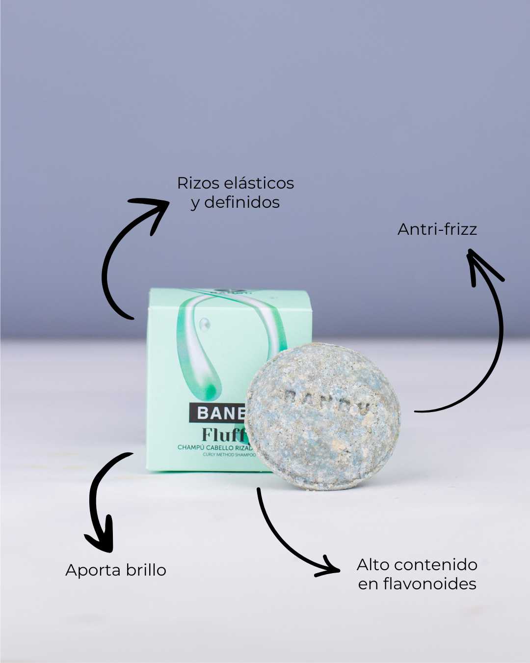 Champú Sólido ECO Cabello Rizado Método Curly FLUFFY