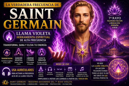 LA VERDADERA LLAMA VIOLETA DE SAINT GERMAIN- CAMBIOS A PARTIR DEL TERCER DÍA