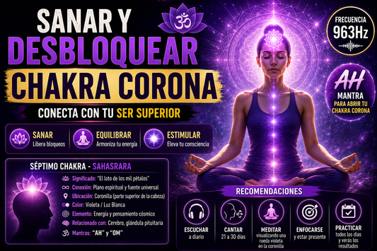 SANAR Y DESBLOQUEAR CHAKRA CORONA