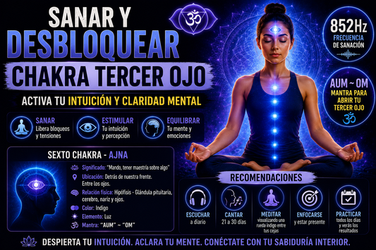 SANAR Y DESBLOQUEAR CHAKRA TERCER OJO