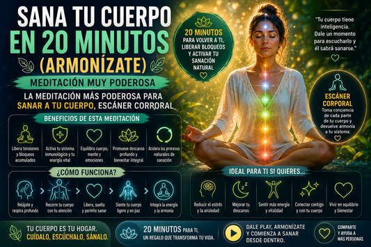 SANA TU CUERPO EN 20 MINUTOS (ARMONIZATE)  Meditación muy poderosa