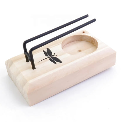 Incensario para quemador de palo santo y sahumerio de Mystical Tienda, con diseño decorativo y espacio para incienso.