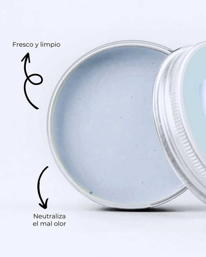 Desodorante en crema ecológico Eco So Pure de BANBU, con textura cremosa y natural para cuidado personal.