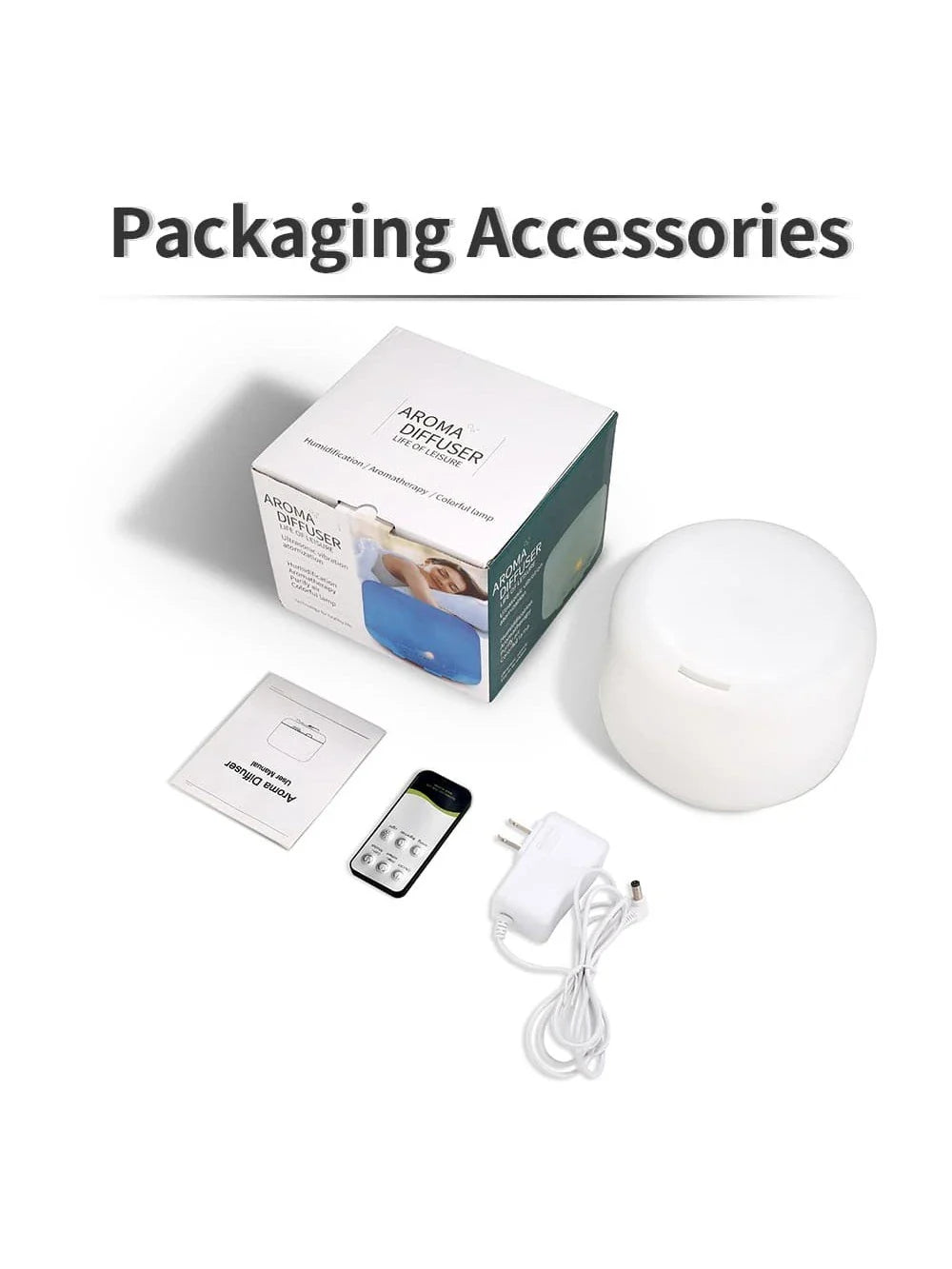 Humidificador con Control Remoto para Aromaterapia