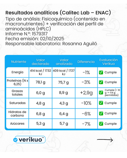 Proteína Whey Vainilla EFNE – Suave, ligera y efectiva