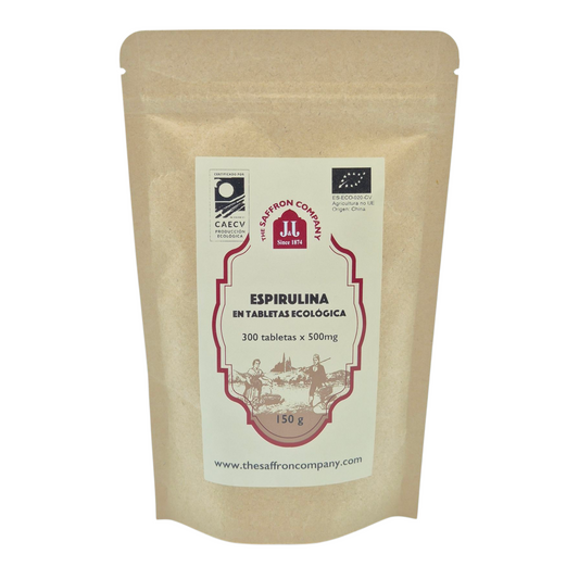 Espirulina Ecológica en Tabletas 300 tabletas – Superalimento diario de proteína vegetal y energía natural