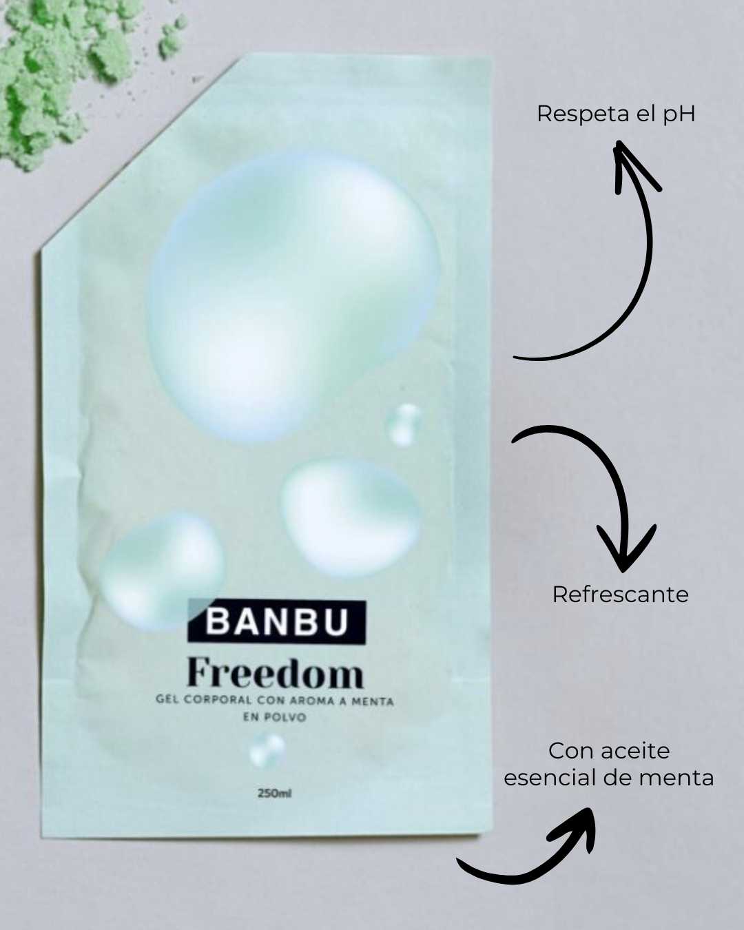 LIQUIDACIÓNGel de Ducha en Polvo ECO Mentolado FREEDOM