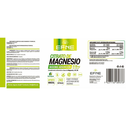 CITRATO DE MAGNESIO (Infarto y Huesos)