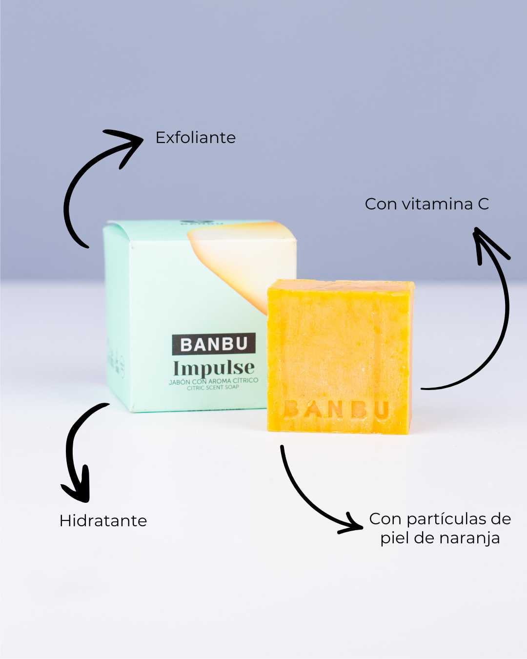 Jabón de Ducha Sólido ECO Cítrico IMPULSE