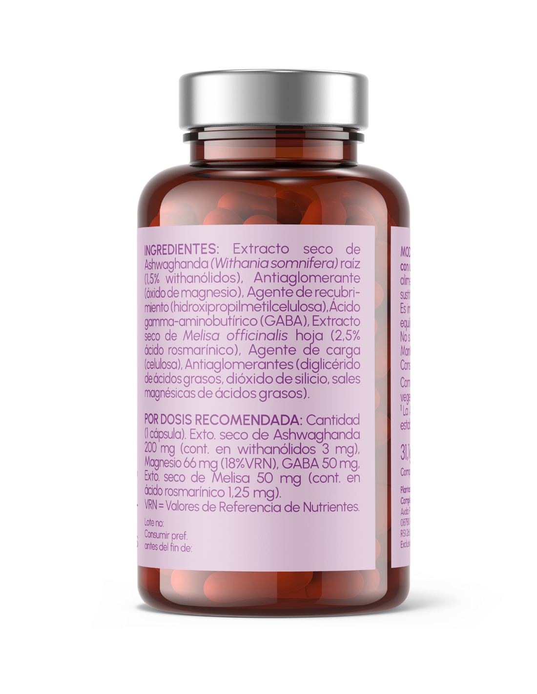 Keep Calm - Ashwagandha + Magnesio, Melisa y Gaba