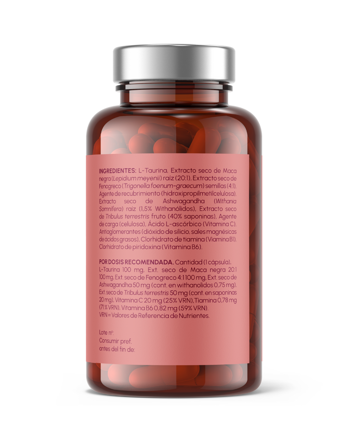 Maca y Taurina - Rendimiento físico, sexual y vitalidad