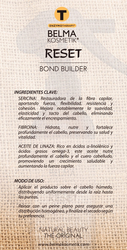 Spray protector térmico multifuncional Belma kosmetik Reset de XARODIST con extracto de macadamia en envase de 100 ml.