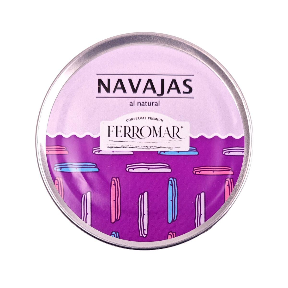 Navajas al natural de Conservas Ferromar - Sensaido