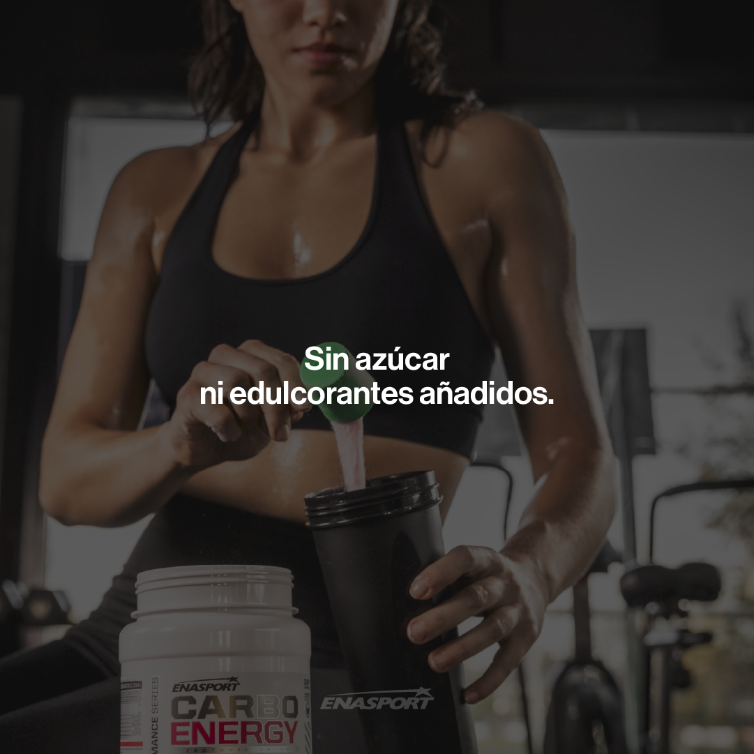 Barra de energía Carbo Energy individual de Enasport, con ingredientes naturales y apta para deportistas.
