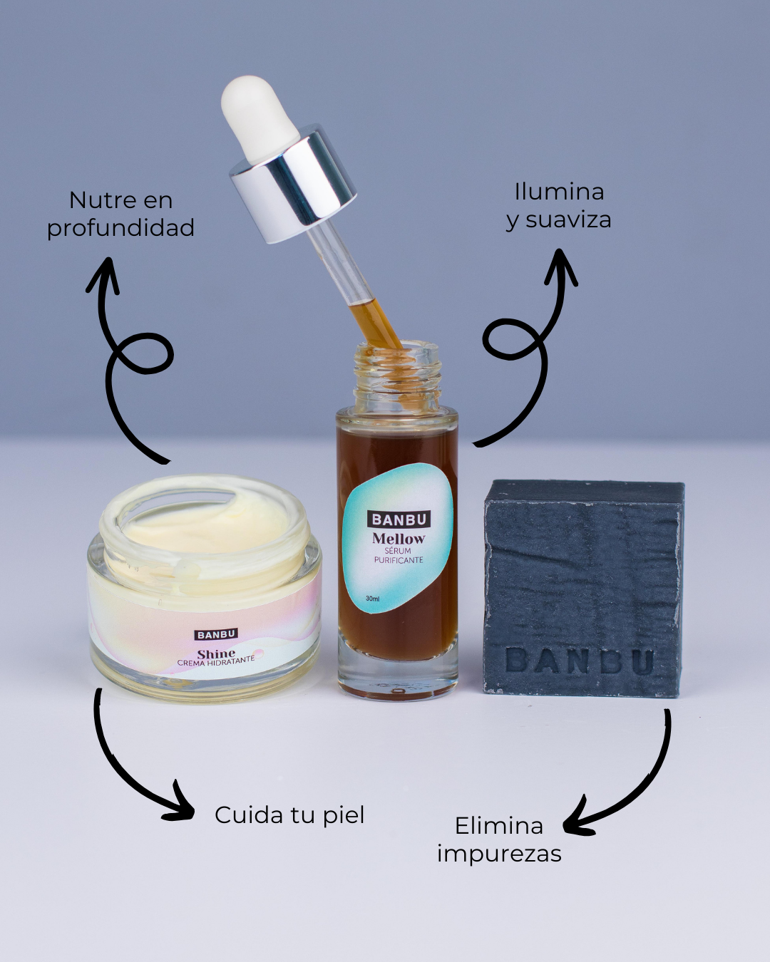 Pack facial media para piel mixta y grasa de BANBU, con beneficios para una rutina de cuidado facial bien envejecido