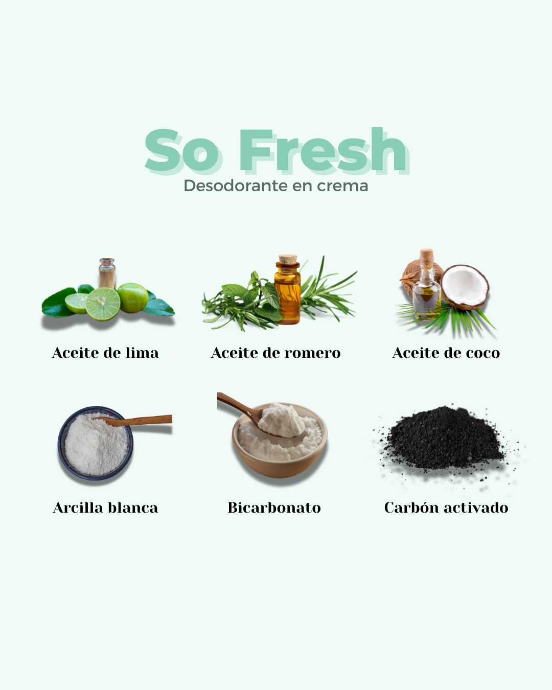 Recarga de desodorante crema ECO SO FRESH de BANBU con ingredientes naturales, en envase de refill para desodorante crema.