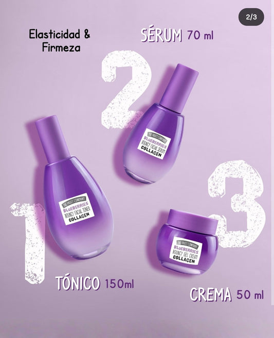 Set Facial 3 Pasos Colágeno + Ceramidas – Piel Más Jugosa e Hidratada