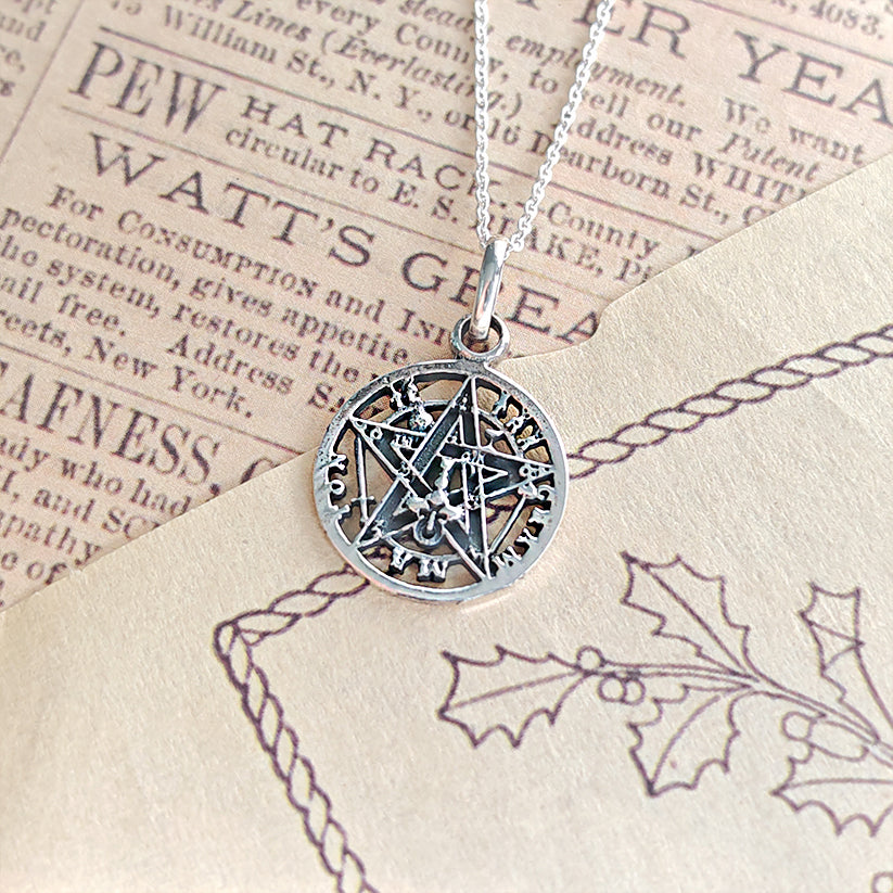 Colgante Tetragramaton en Plata de Ley 925