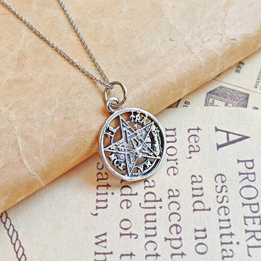 Colgante Tetragramaton en Plata de Ley 925