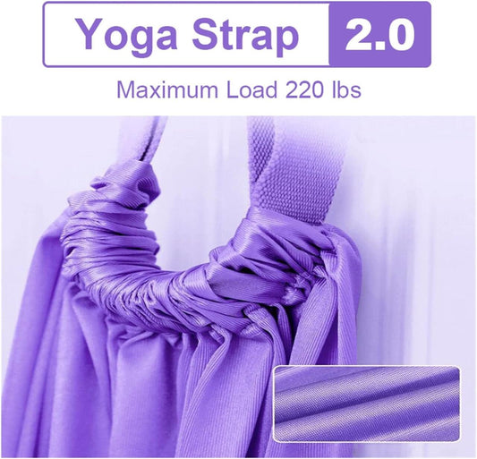 Accesorio para yoga aéreo de la marca Innovagizmo, utilizado para prácticas de ejercicio y estiramiento en yoga aéreo.