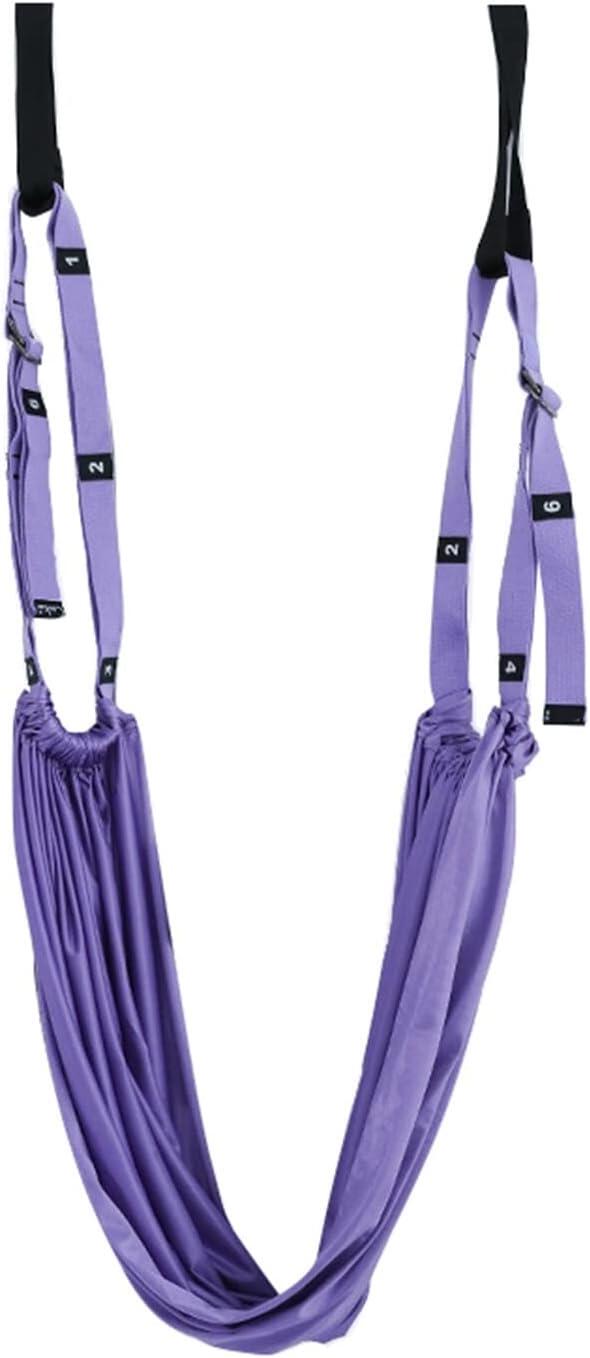 Accesorio para yoga aéreo de innovagizmo, con cuerdas resistentes y anclajes para practicar yoga en suspensión.