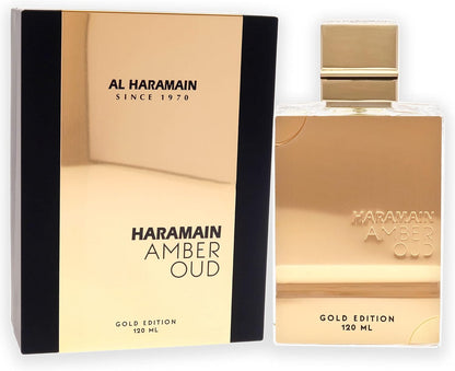 Al Haramain Amber Oud Gold Edition by Al Haramain Eau De Parfum Spray (Unisex) 4 oz / 120 ml