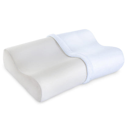 Almohada viscoelástica innovagizmo, espuma de memoria suave y ergonómica para mayor comodidad y soporte cervical.