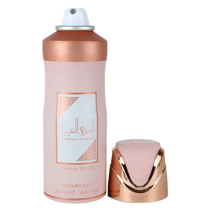 Lattafa Ameerat Al Arab Prive Rose Perfumed Desodorante 200 ml Asdaaf