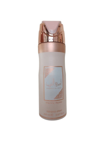 Lattafa Ameerat Al Arab Prive Rose Perfumed Desodorante 200 ml Asdaaf