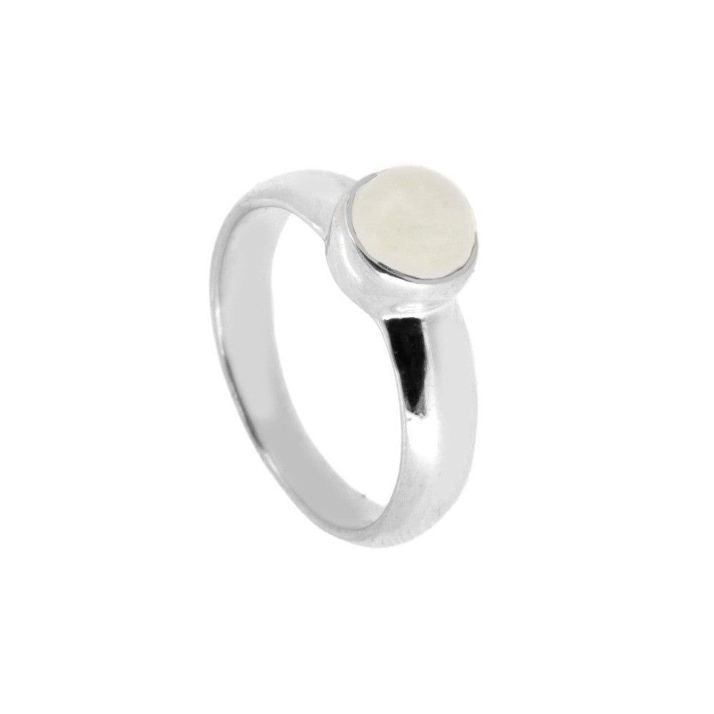 Anillo 'Ceylan' de Piedra de Luna - Plata de Ley 925