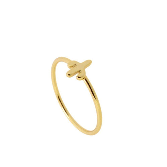 Anillo Little Cactus - Baño de Oro 18k