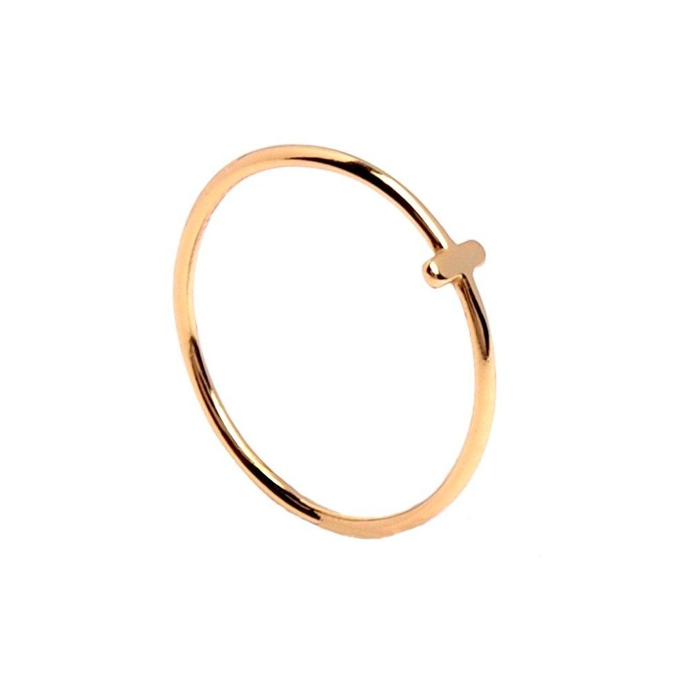 Anillo Little Line - Baño de Oro 18k