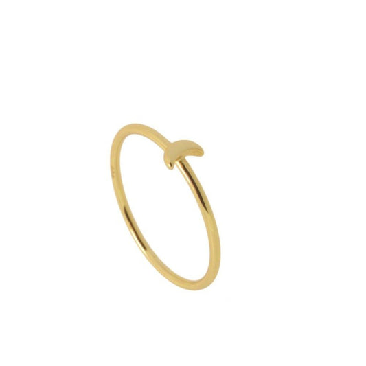 Anillo Little Moon - Baño de Oro 18k