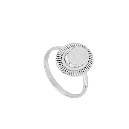Anillo 'Ovale' de Piedra de Luna - Plata de Ley