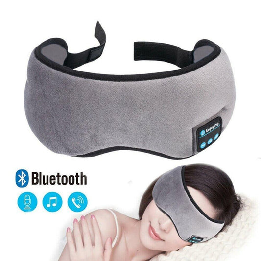Antifaz Bluetooth innovagizmo.com, con diseño cómodo y tecnología inalámbrica para relajación y descanso visual.