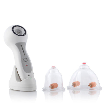 Aparato anticelulítico de vacumterapia Pro InnovaGoods, con cabezal de succión y diseño ergonómico para tratamiento corporal.