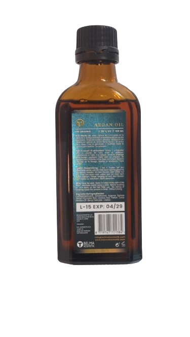 Sérum de aceite de argán Belma Kosmetik XARODIST, con aceite de argán natural para cuidado facial y nutritivo de la piel.