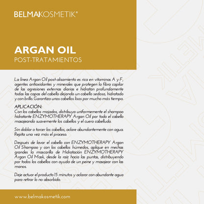 Kit de tratamiento capilar multifuncional XARODIST Argán para todo tipo de cabellos y cuidado post alisado, en bote con aceite de argán.
