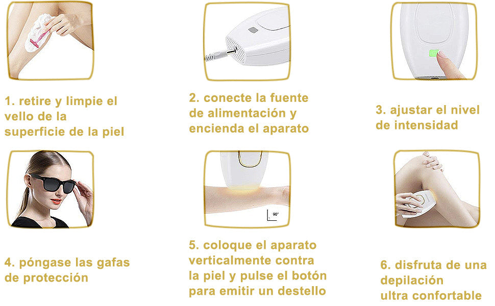 Depiladora IPL Láser – Tecnología Profesional de Depilación en Casa