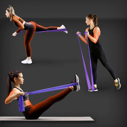 Banda de resistencia Pilates innovagizmo de goma elástica, 5 lb a 15 lb, ideal para ejercicios de fitness y entrenamiento físico.