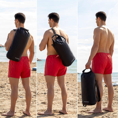 Bolsa estanca impermeable de 20L de la marca Dryhux de Innovagoods, ideal para deportes y actividades acuáticas.