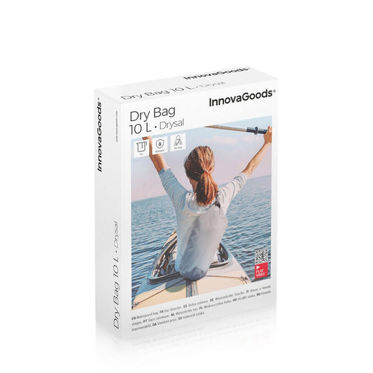 Bolsa estanca impermeable deportiva Drysal de 10 L de innovagizmo, ideal para proteger objetos en actividades al aire libre